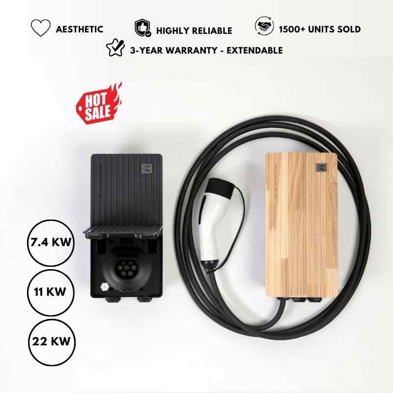 Home wall box ev charger by COPAK