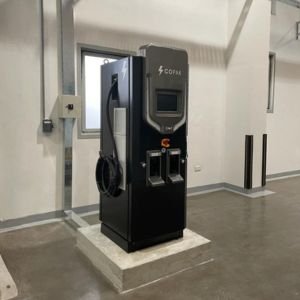 Commercial EV charging station installation for businesses in the UAE